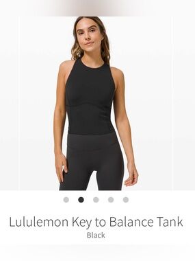 lululemon athletica key to balance high-neck tank bundle of two